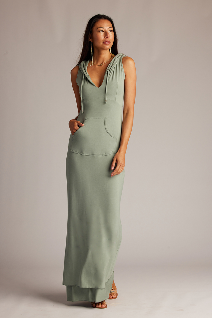 Lauren Mermaid Maxi Dress - Women's Hoodie Lauren Mermaid Maxi Dress - Women's Hoodie