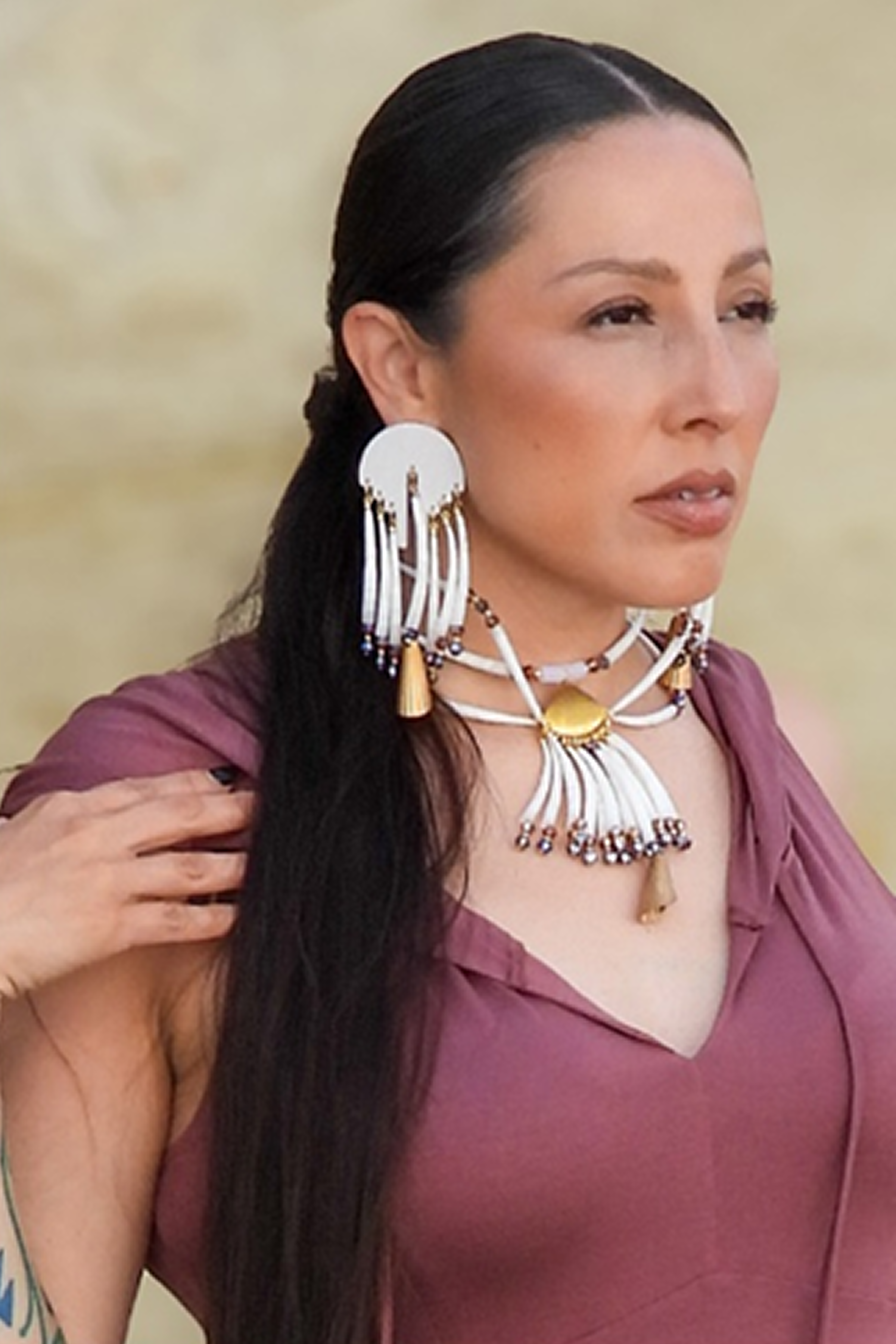 Heirloom Vera Choker & Earring Set Luxury Navajo‑Made Design