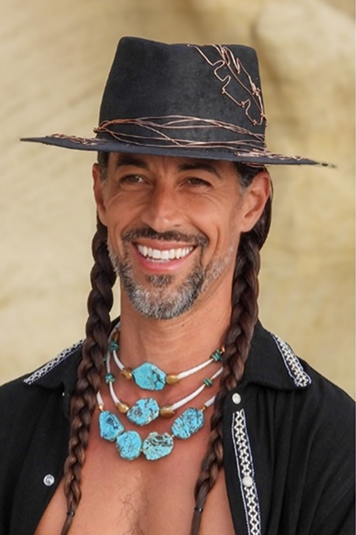 Kingman Turquoise Unisex Choker