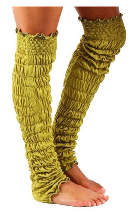 Heather Leg Warmers - Women's Cinched Modal Leg Warmer | By